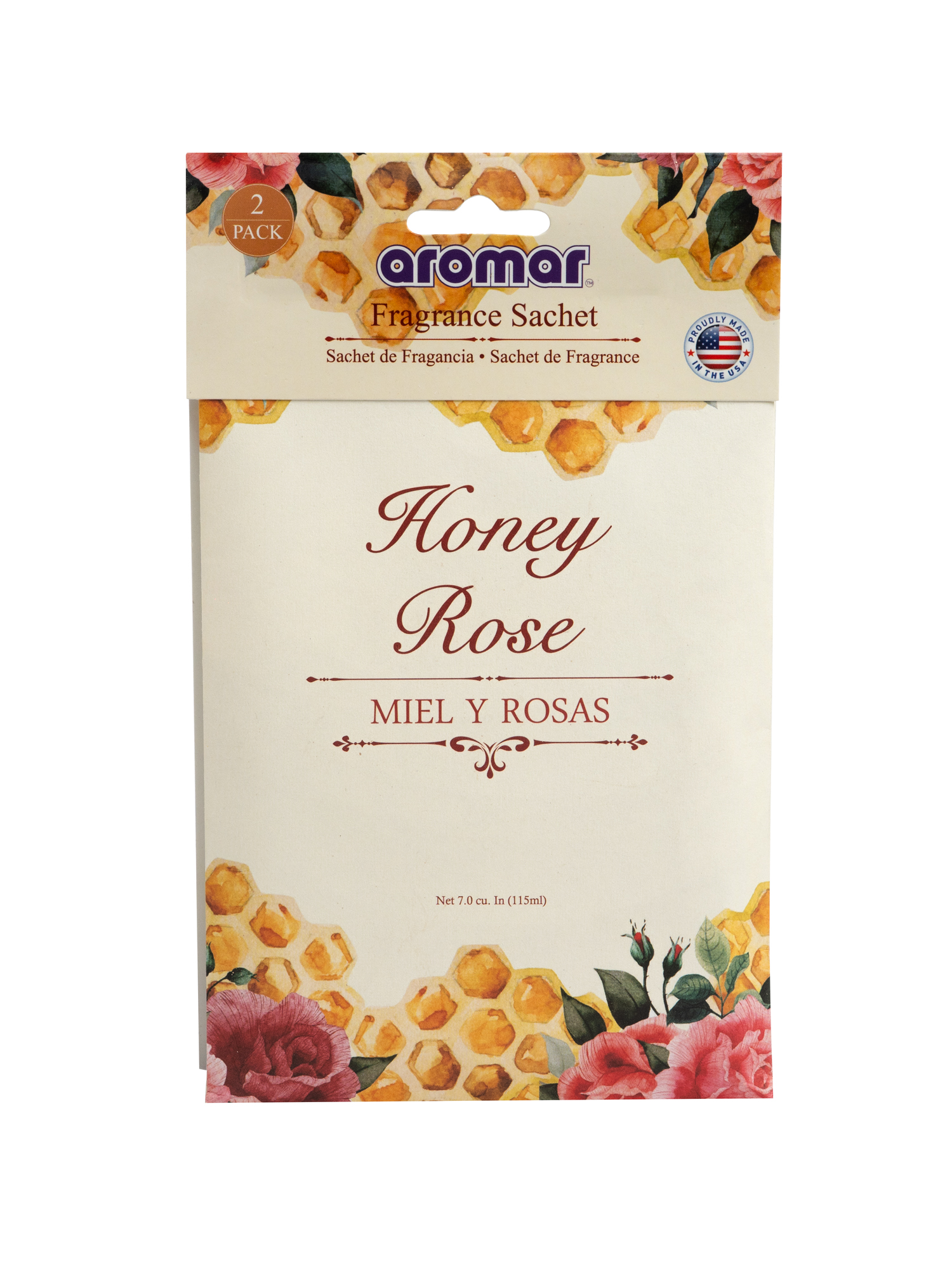 Aromar Fragance Sachet Miel y Rosas