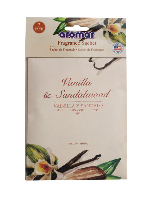 Aromar Fragance Sachet Vainilla y Sandalo